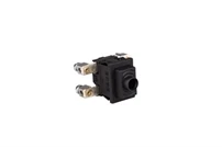 20*13mm Black Body 2NO with Illumination with Terminal Screw Stay Put Black A44 Series Rocker Switch